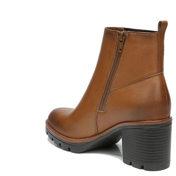 NATURALIZER VERNEY WATERPROOF LEATHER LUG BOOTS CIDER-SPICE (WIDE) - Picture 10 of 10